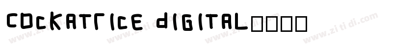 Cockatrice Digital字体转换